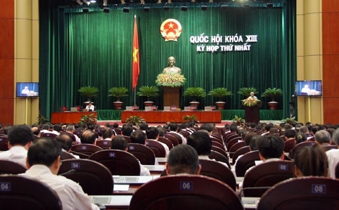 Quốc hội khoá XIII, kỳ họp thứ nhất.